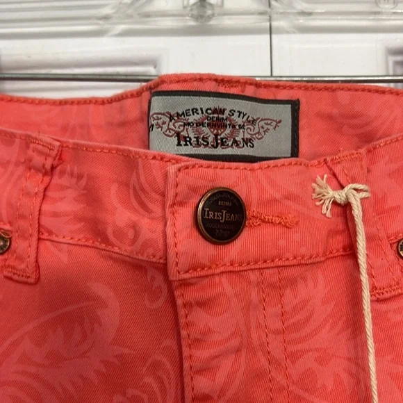 NWT Iris Coral Jeans - Picture 3 of 4